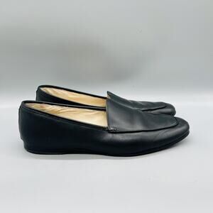 Sam Edelman Shoes Mens 12 Black Leather Leon Slip On Loafers Dress Oxford Casual